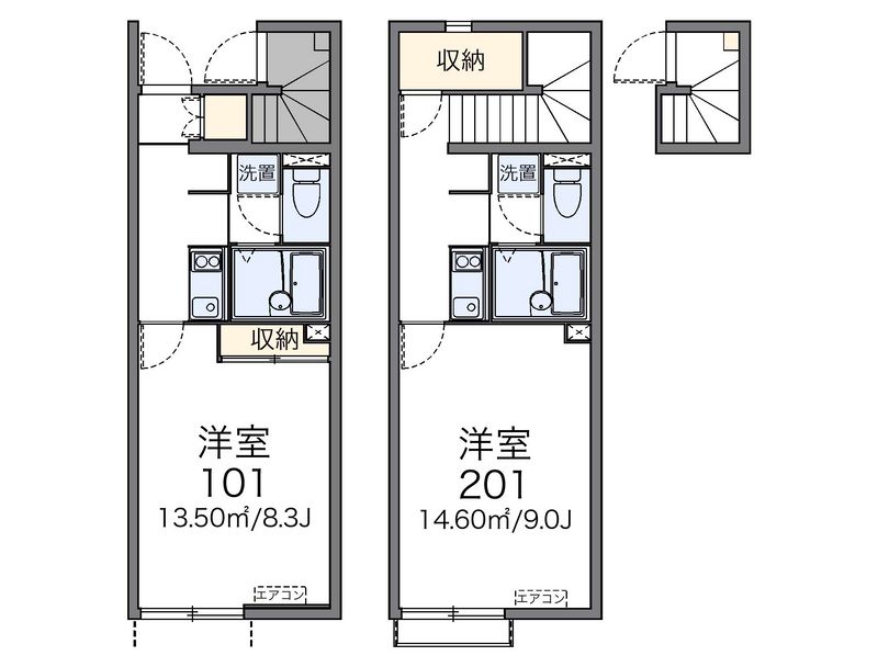 レオネクストエスパシオ 間取図