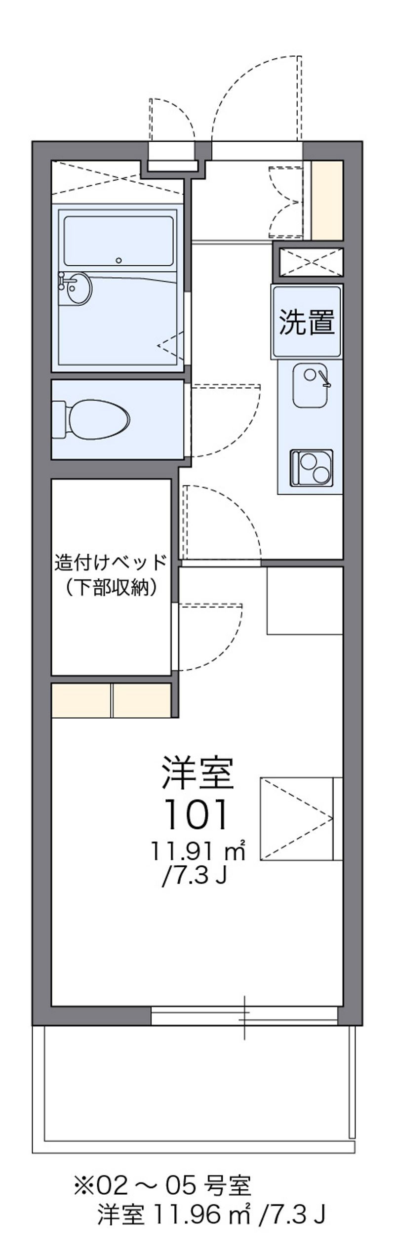 レオパレスＴＯＰ　ＲＵＮ 間取図