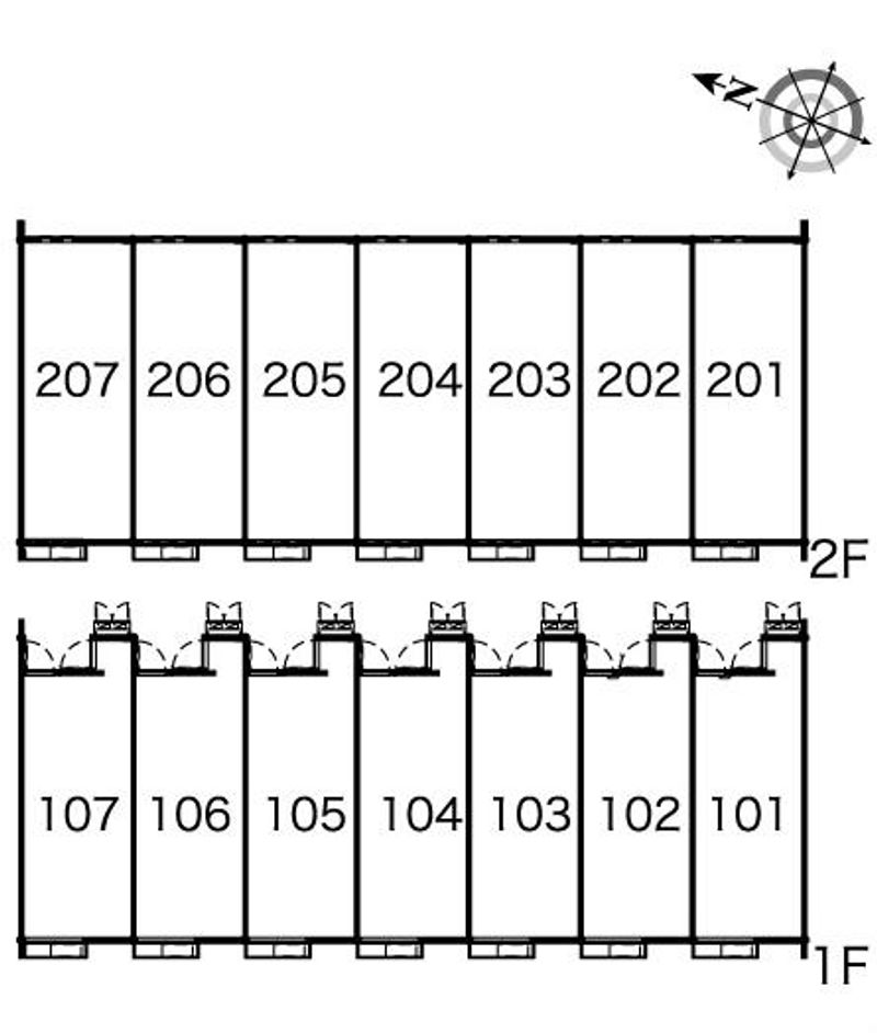 LEONEXT Nishimachi Floor plan layout diagram