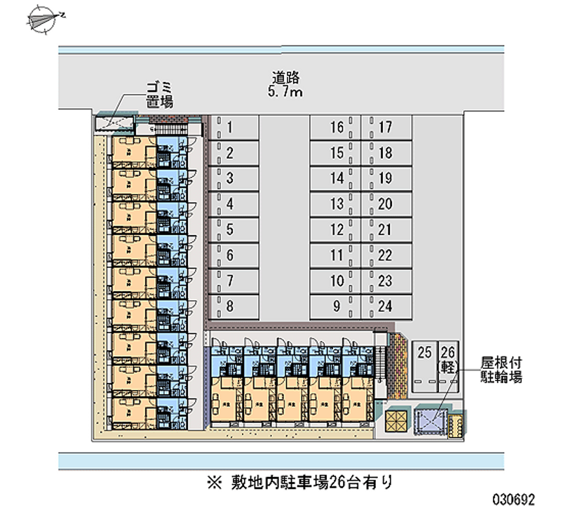 30692 Monthly parking lot