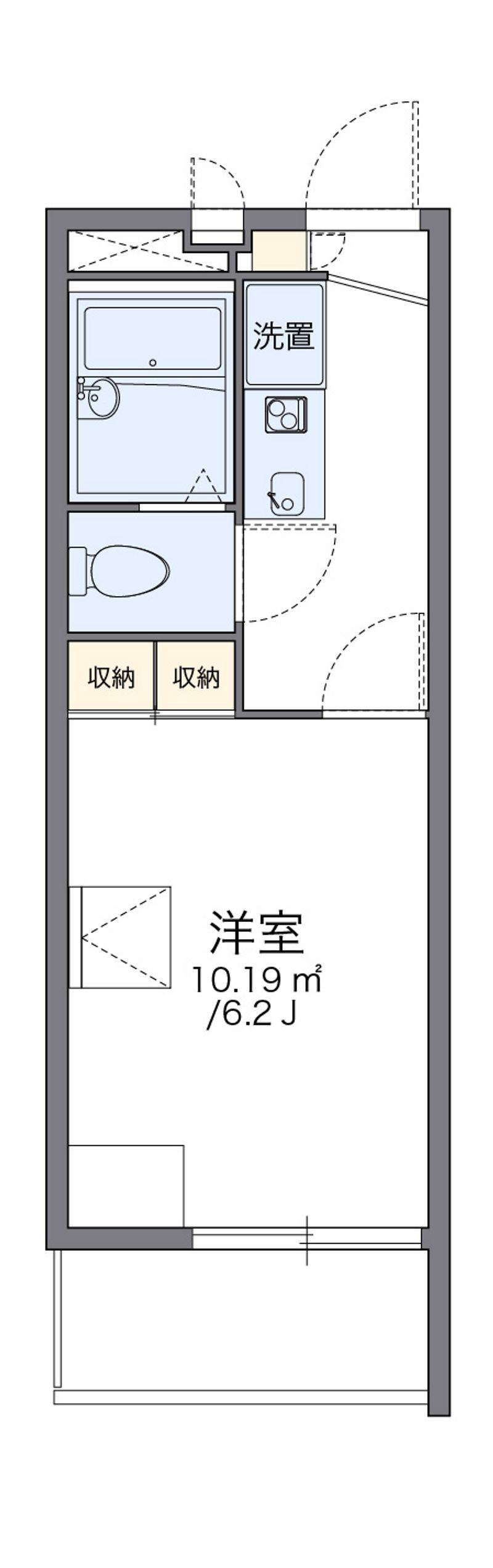 レオパレスＣＯＭＦＯＲＴひらのⅠ 間取図