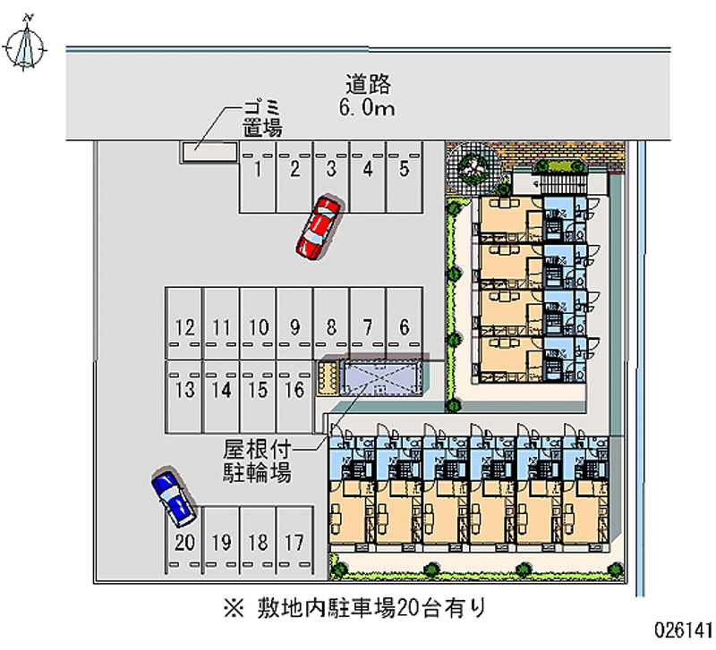 レオパレスエスポワール 月極駐車場