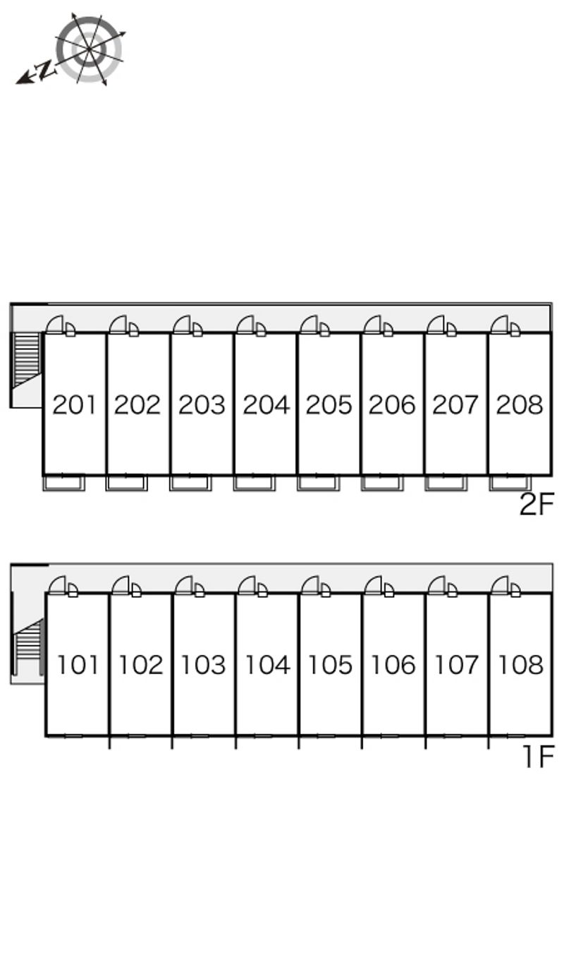 レオパレスＭＫ 間取配置図