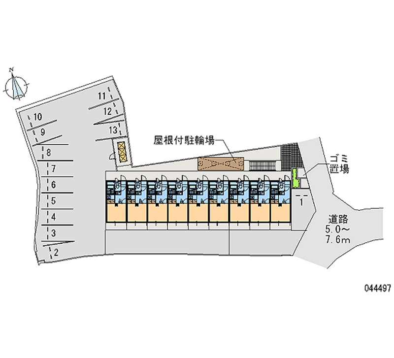 44497 bãi đậu xe hàng tháng