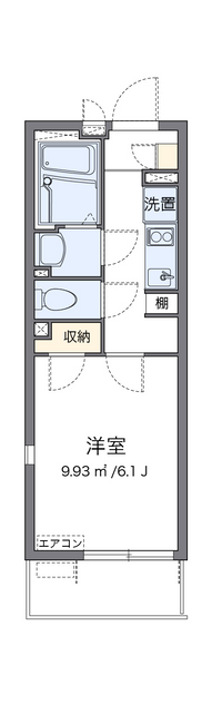 クレイノ彩Ⅴ 間取り図