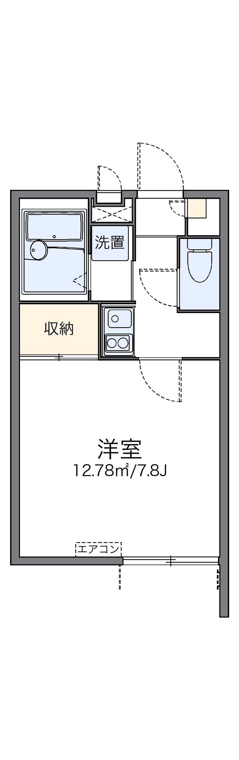 レオパレスＫ＆Ｉ 間取図