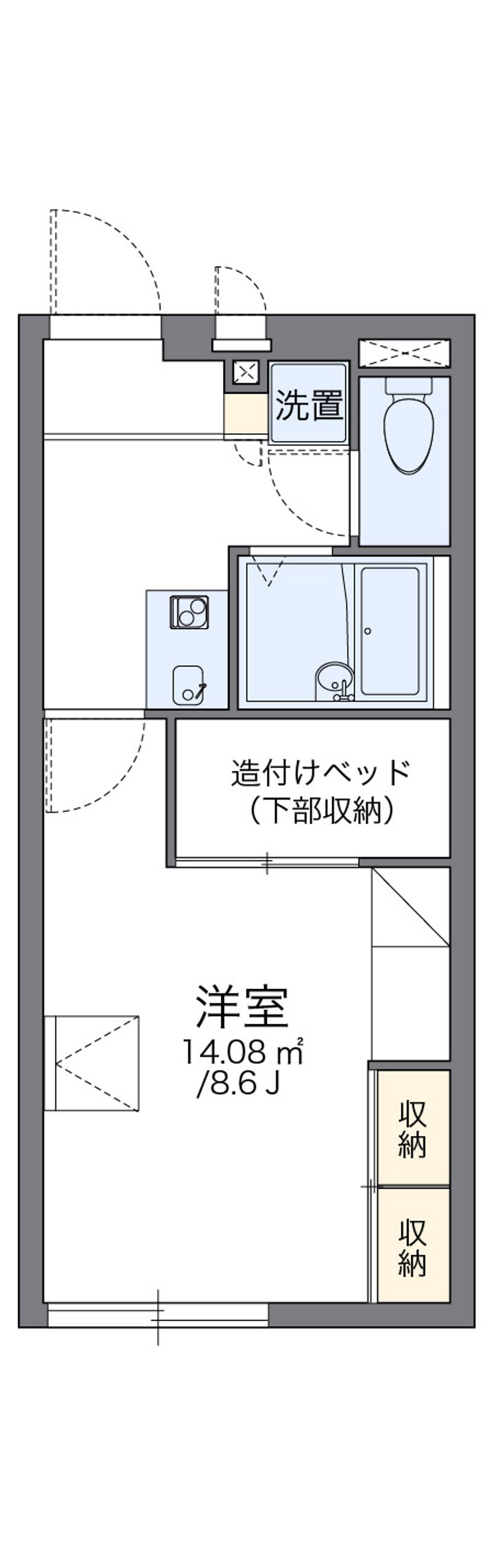 レオパレスＲｉｓｅ 間取図