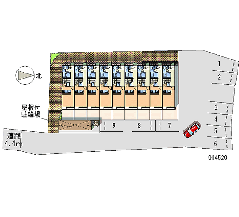 14520 Monthly parking lot