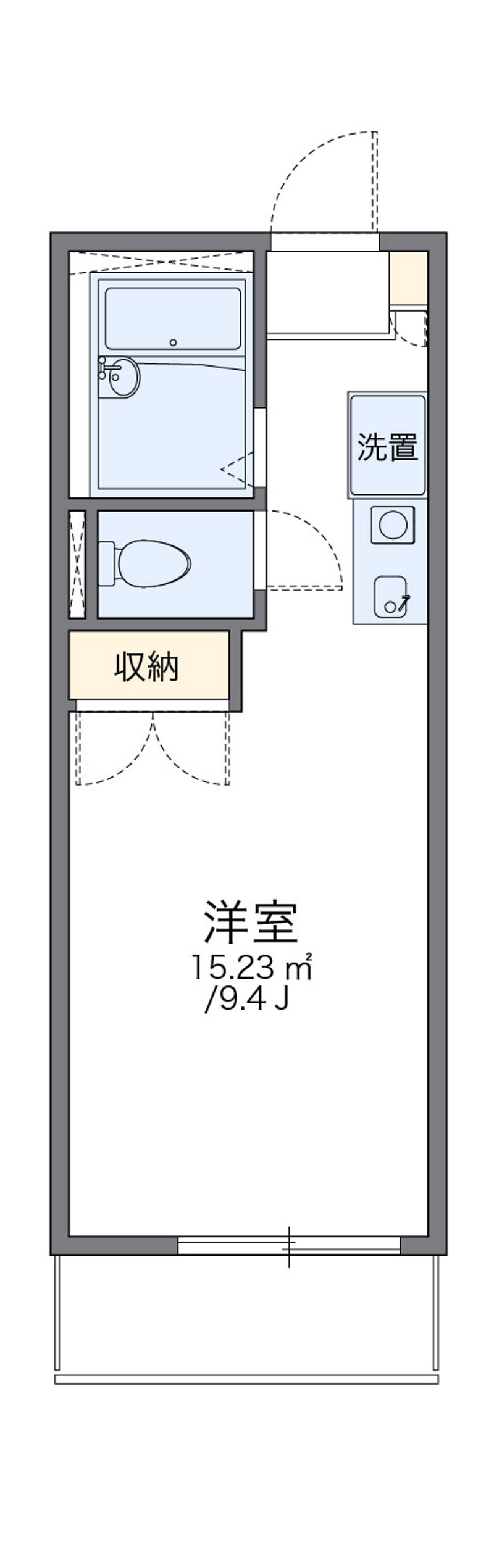 レオパレスＴＡＭＵＲＡ９８ 間取図