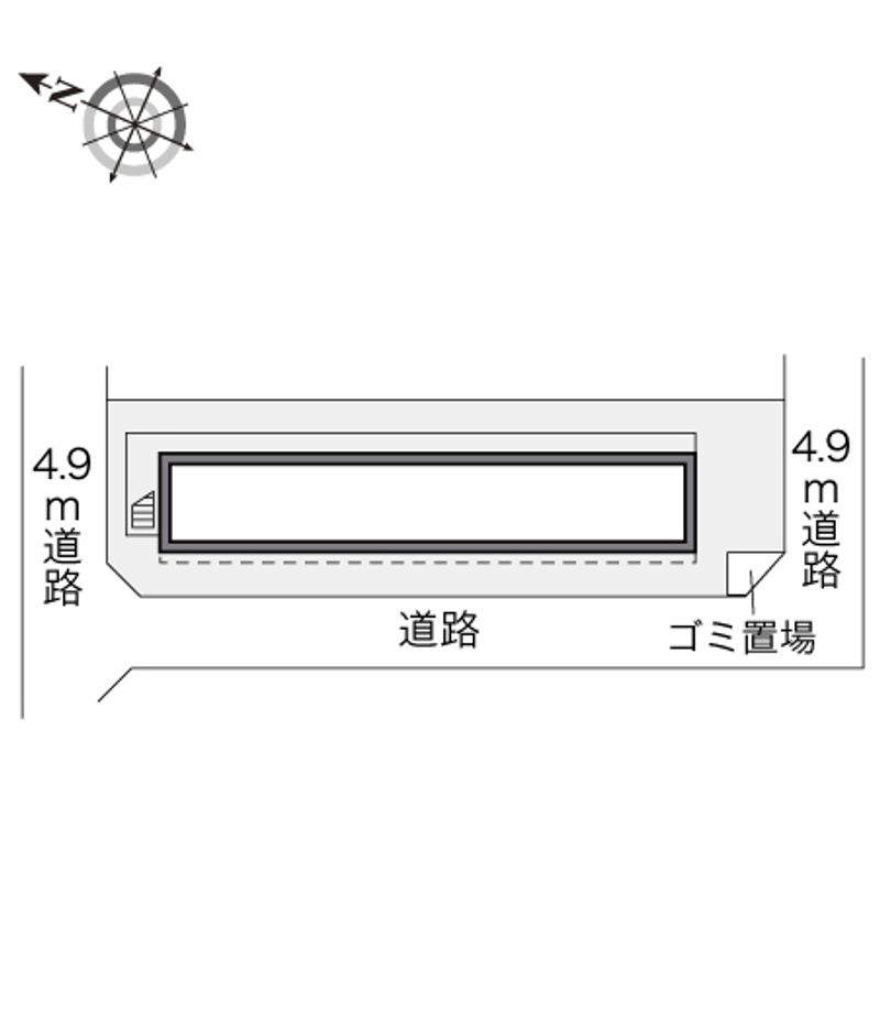 レオパレスアミティエ 配置図