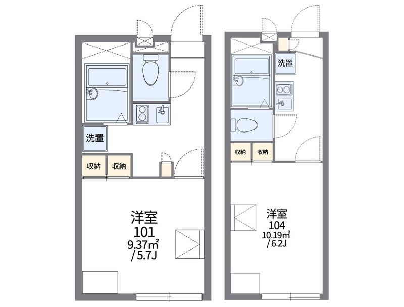 レオパレス浜寺 間取図