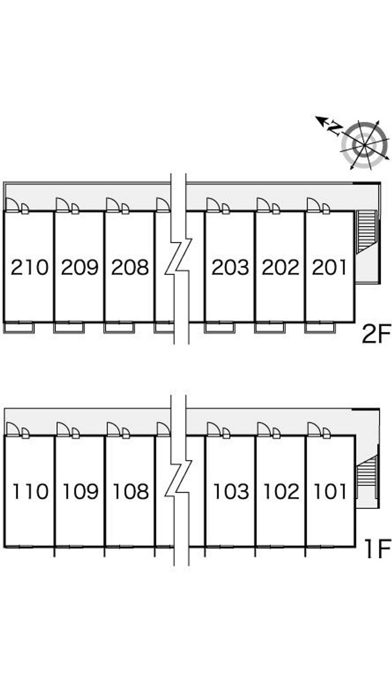 レオパレスＴＡＭＯＮ 間取配置図