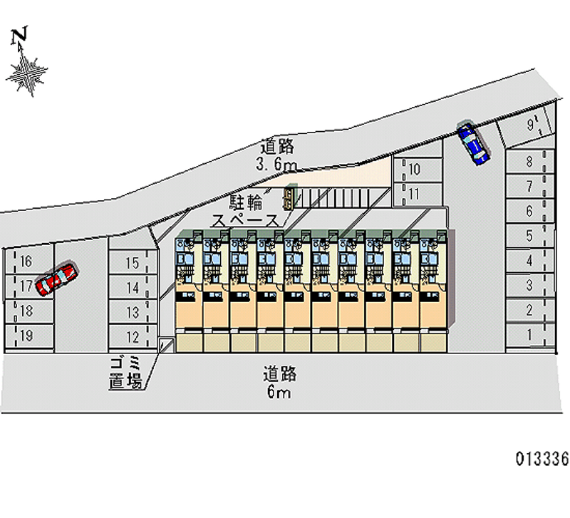 13336 Monthly parking lot