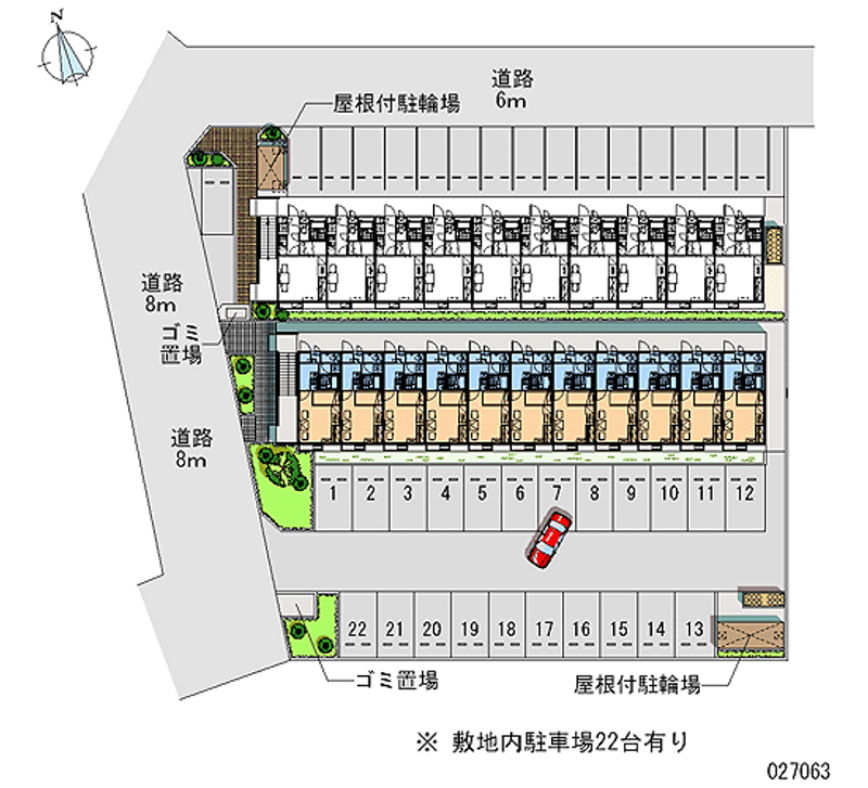 27063 Monthly parking lot