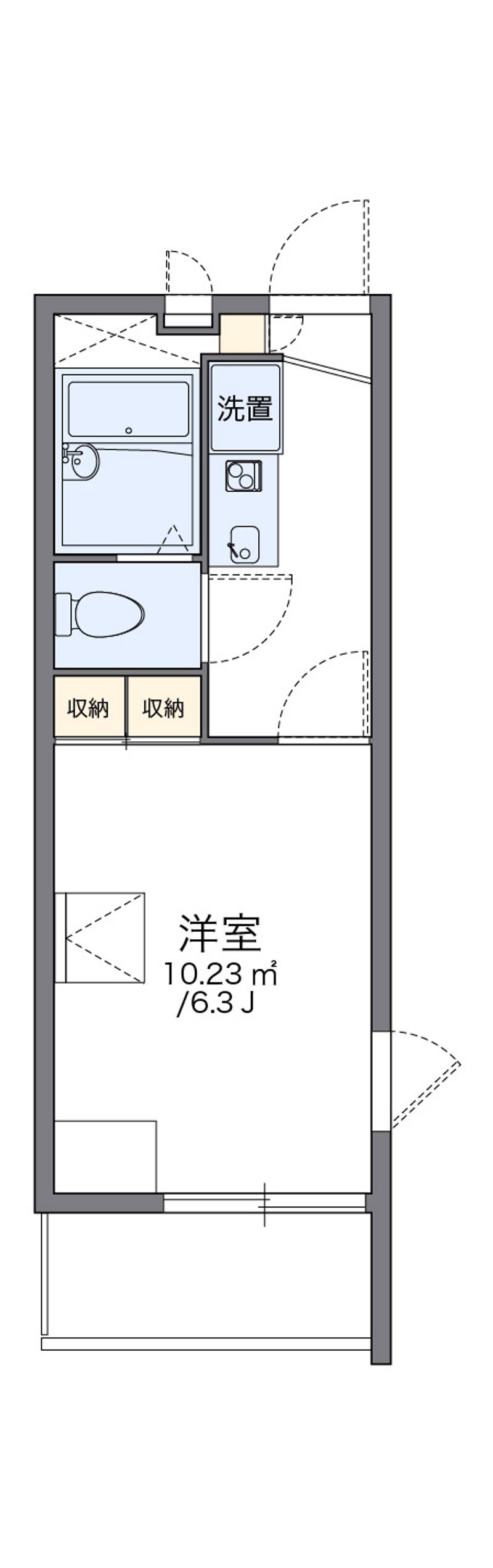 レオパレス光が丘 間取図