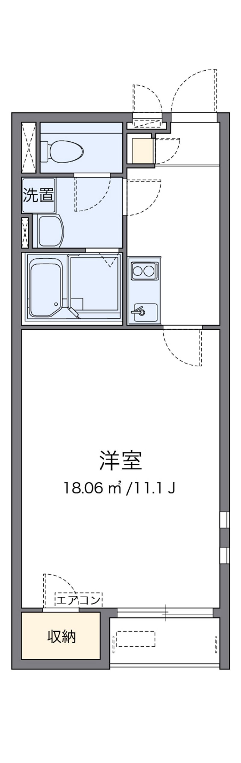 クレイノイヤサカ 間取り
