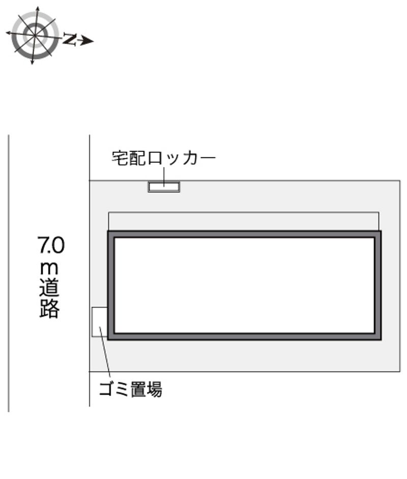 レオパレスサンビームＣ 配置図