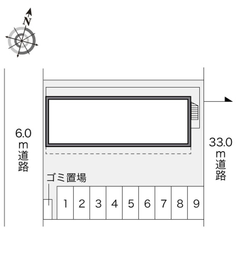 レオパレス千現 配置図