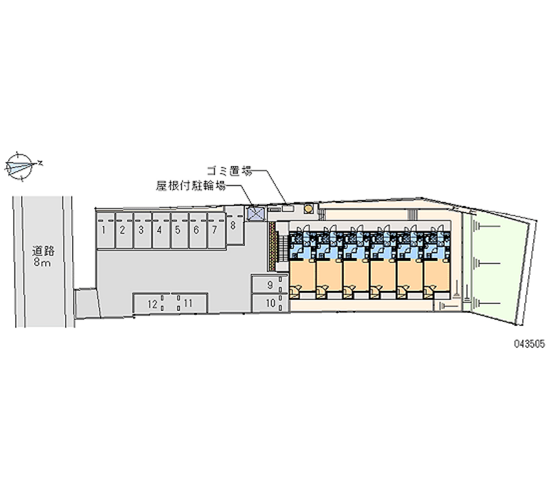 レオネクストヴィラほんまち 月極駐車場