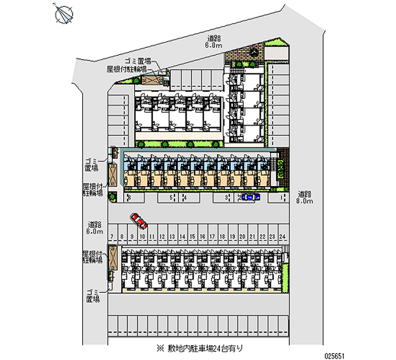 25651 bãi đậu xe hàng tháng