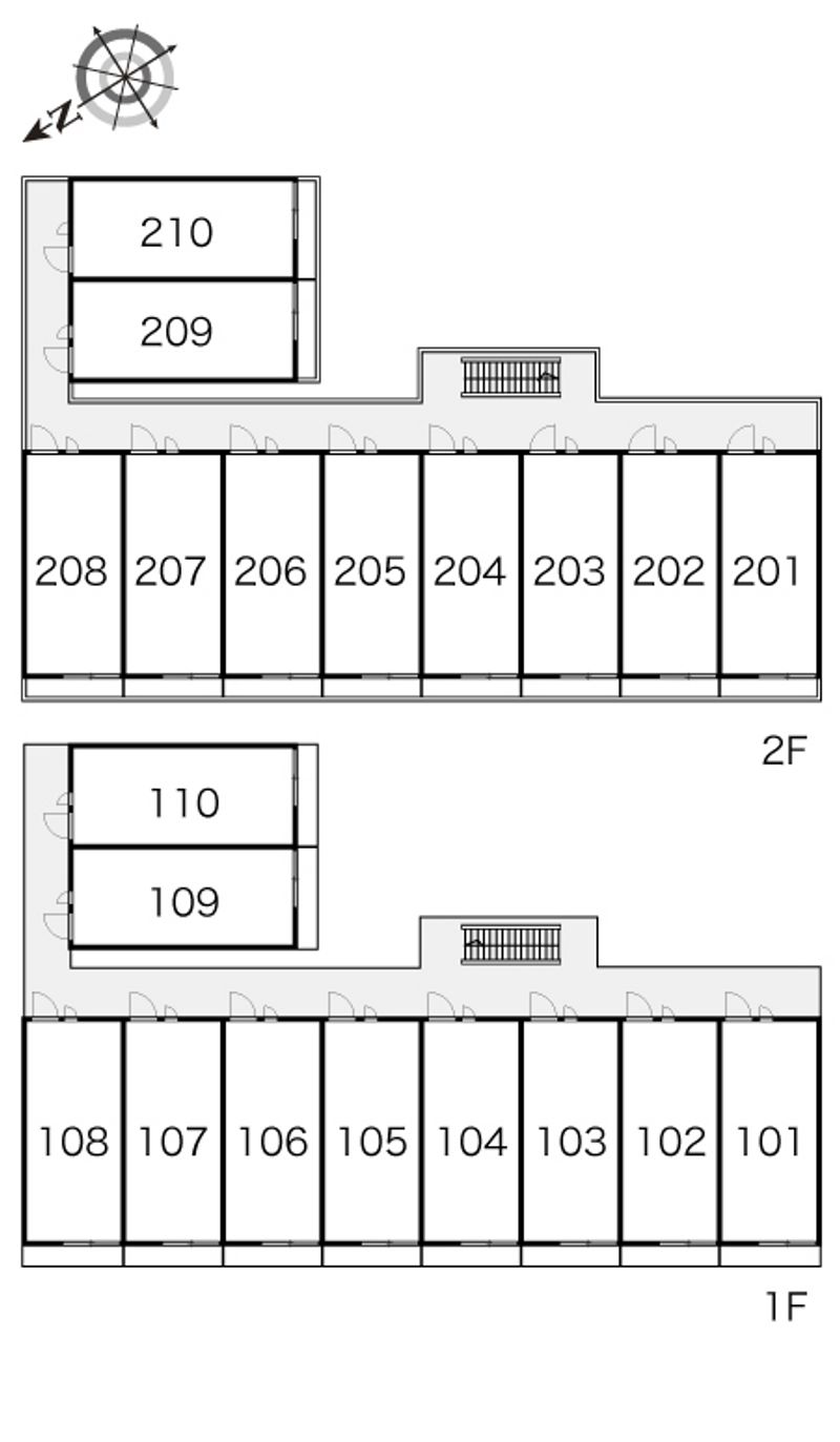 レオパレスｃｒａｎｅⅢ 間取り配置図