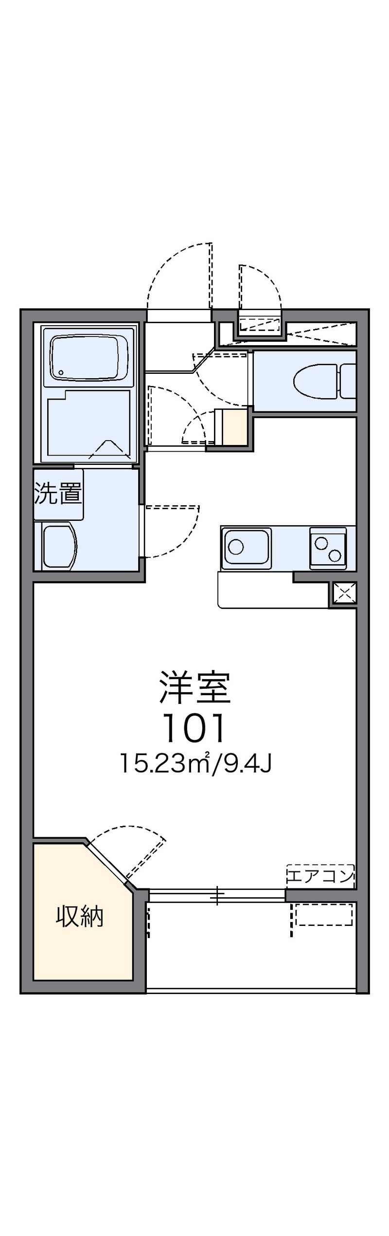 レオネクストウォーターリリー 間取図