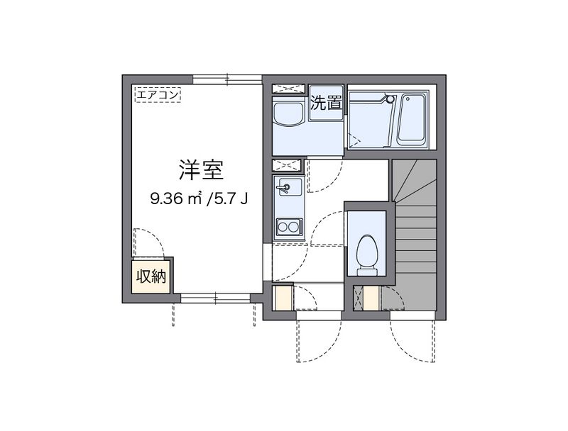 クレイノ久我山 間取図