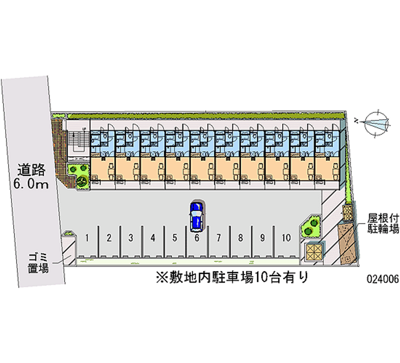 レオパレス光 月極駐車場