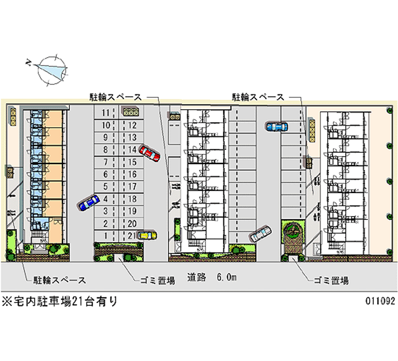 レオパレスソフィアＡ 月極駐車場