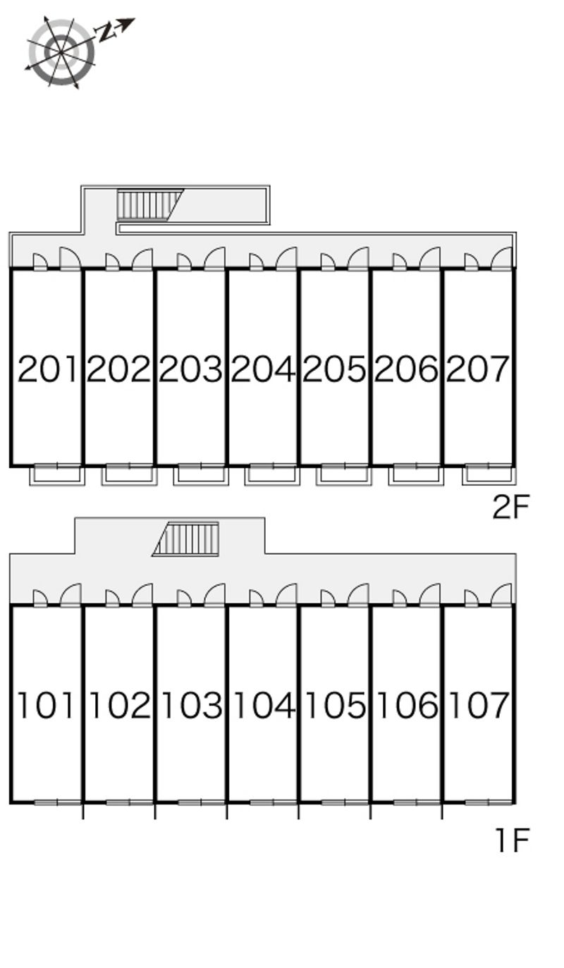 レオパレスカペラ 間取り配置図