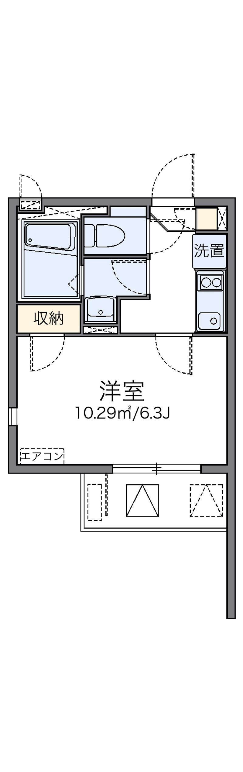 レオネクストフローラ堀ノ内 間取り