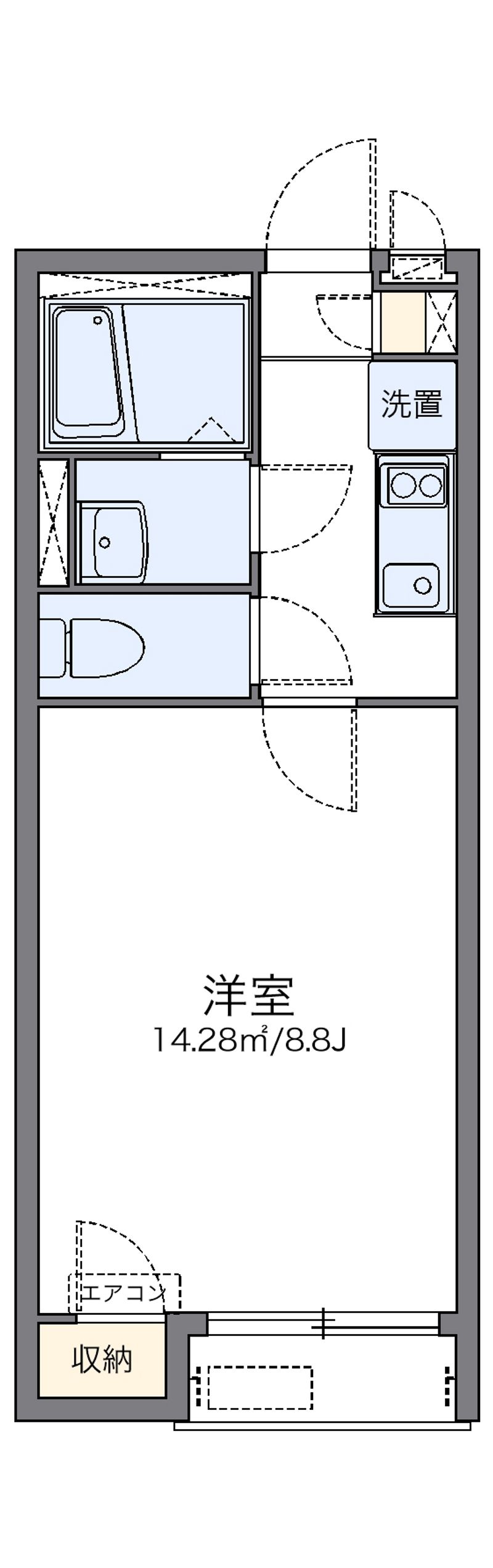 レオネクストクラージュ 間取図