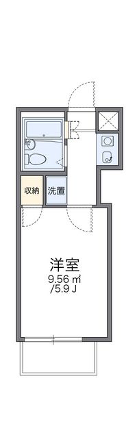 レオパレス長田 間取り図