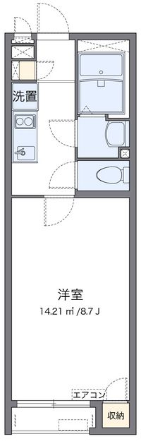 クレイノリバティアークレイワ 間取り図