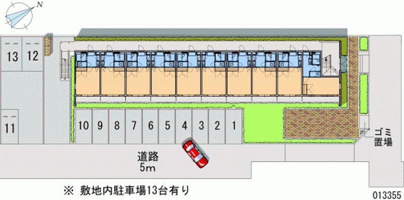 レオパレスベルヴィル湘南 月極駐車場