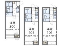 クレイノリヒトハイム 間取図