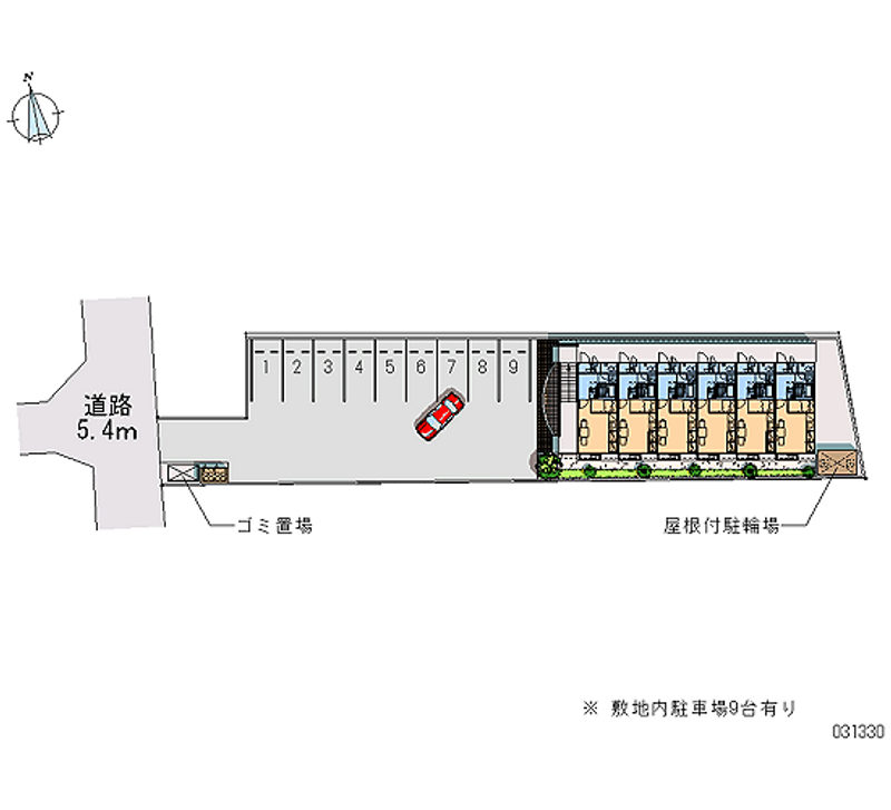 レオパレスＫＴＴＭ 月極駐車場