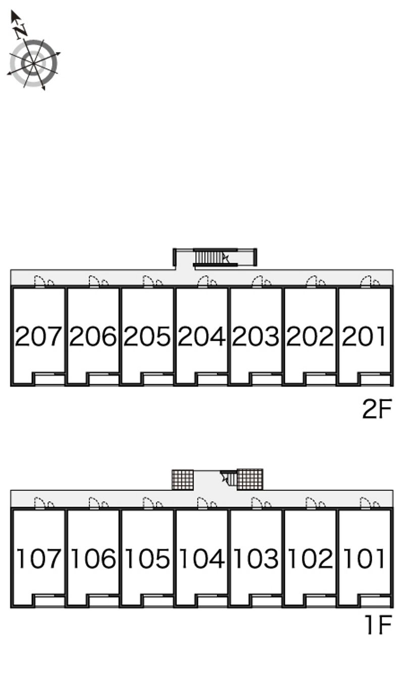 レオネクスト松の本 間取配置図