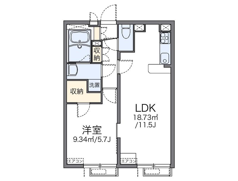 レオパレスＫＯＥＭＯＮ　Ⅱ 間取図
