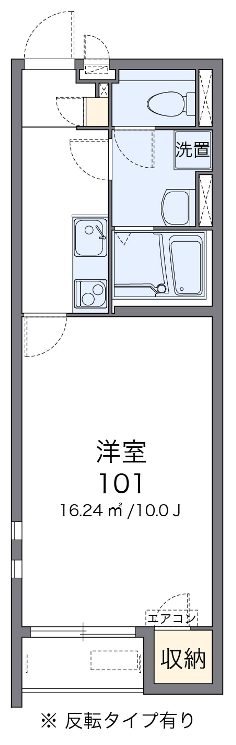 クレイノＭＡＫＩ 間取図