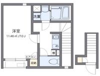 クレイノアクアパレス 間取り図