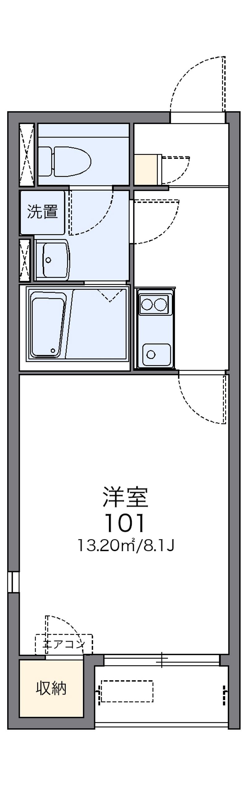 レオネクストひばり 間取図