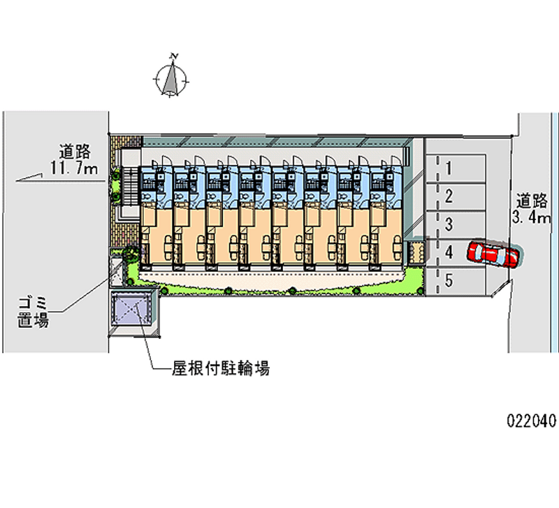 22040 Monthly parking lot