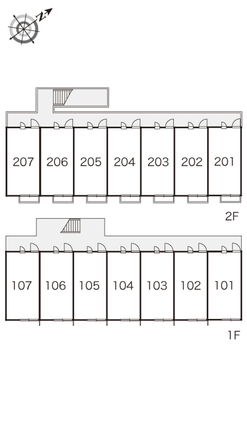 レオパレスコミュニティ 間取配置図