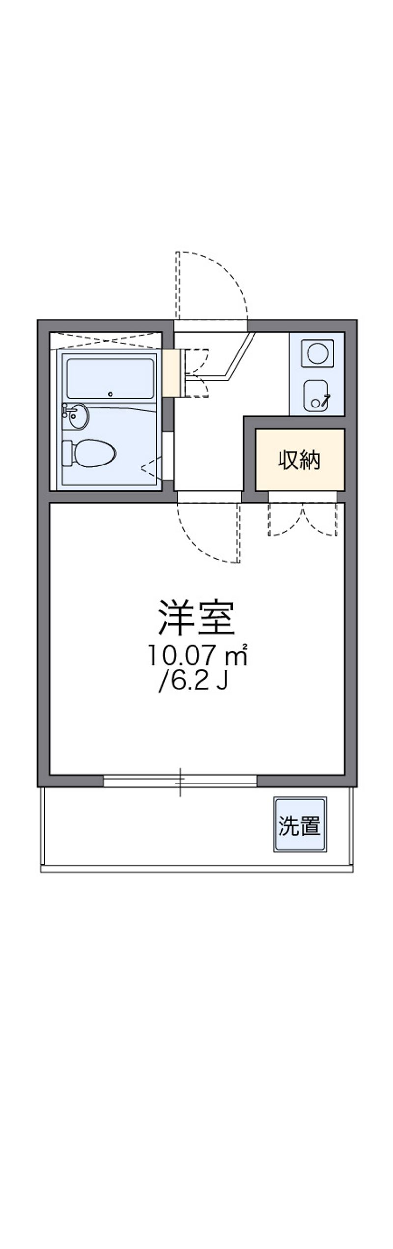 leopalace Donko Dai2 Floor plan