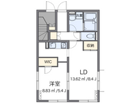 クレイノリーブル西東京 間取り図