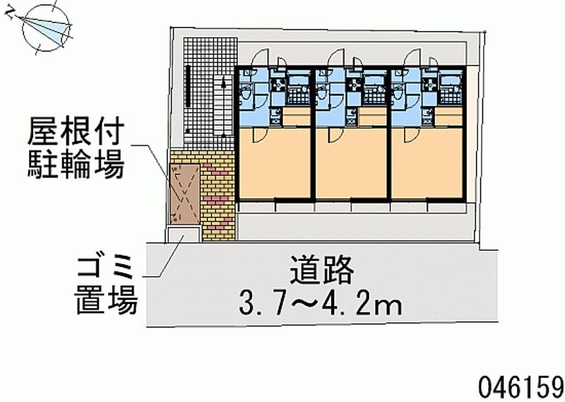 レオパレスウィーンⅠ 区画図