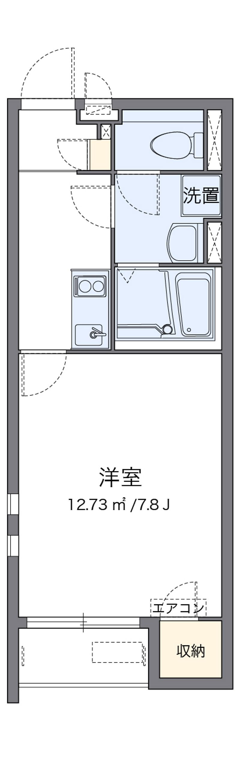 クレイノ古坂 間取図