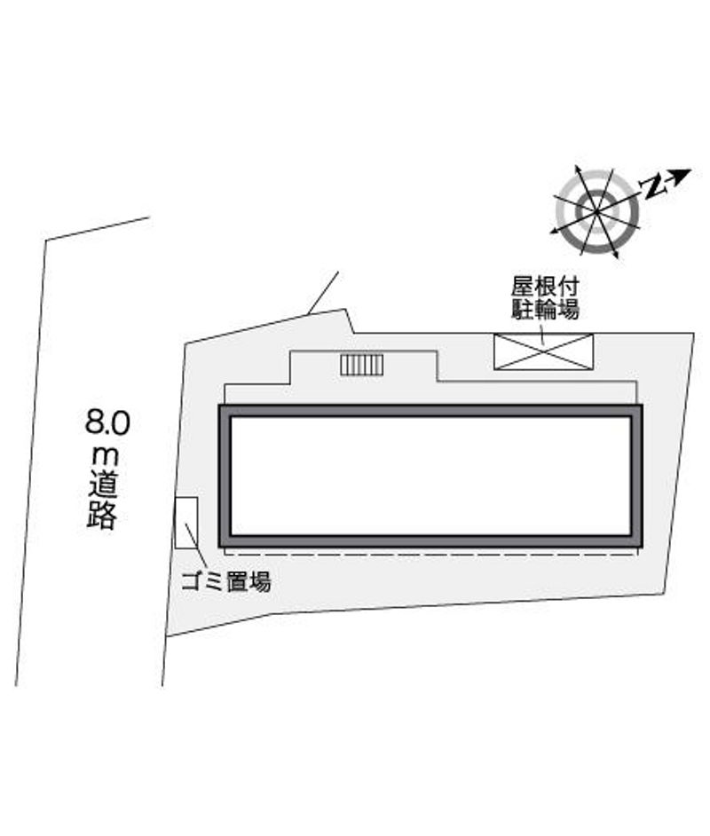 レオパレスセントラルトワード 配置図