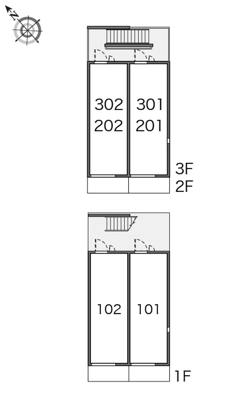 レオネクストサタケハイム 間取配置図